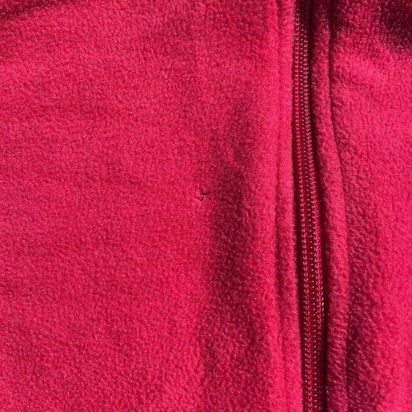 Columbia Women's Magenta Fleece Zip Up Size Large - Picture 8 of 11